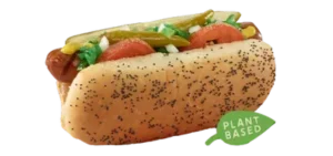 Plant bas garden dog
