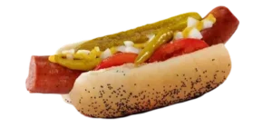 Polish sausage burger
