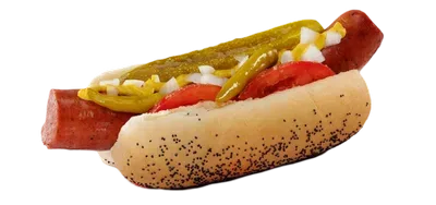 Polish sausage burger