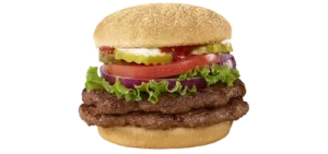 Takeout Double Hamburgers