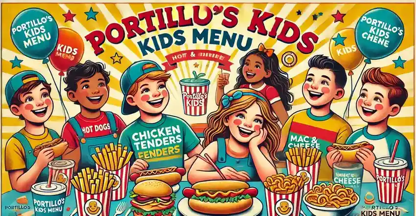 Portillo's Kid's Menu